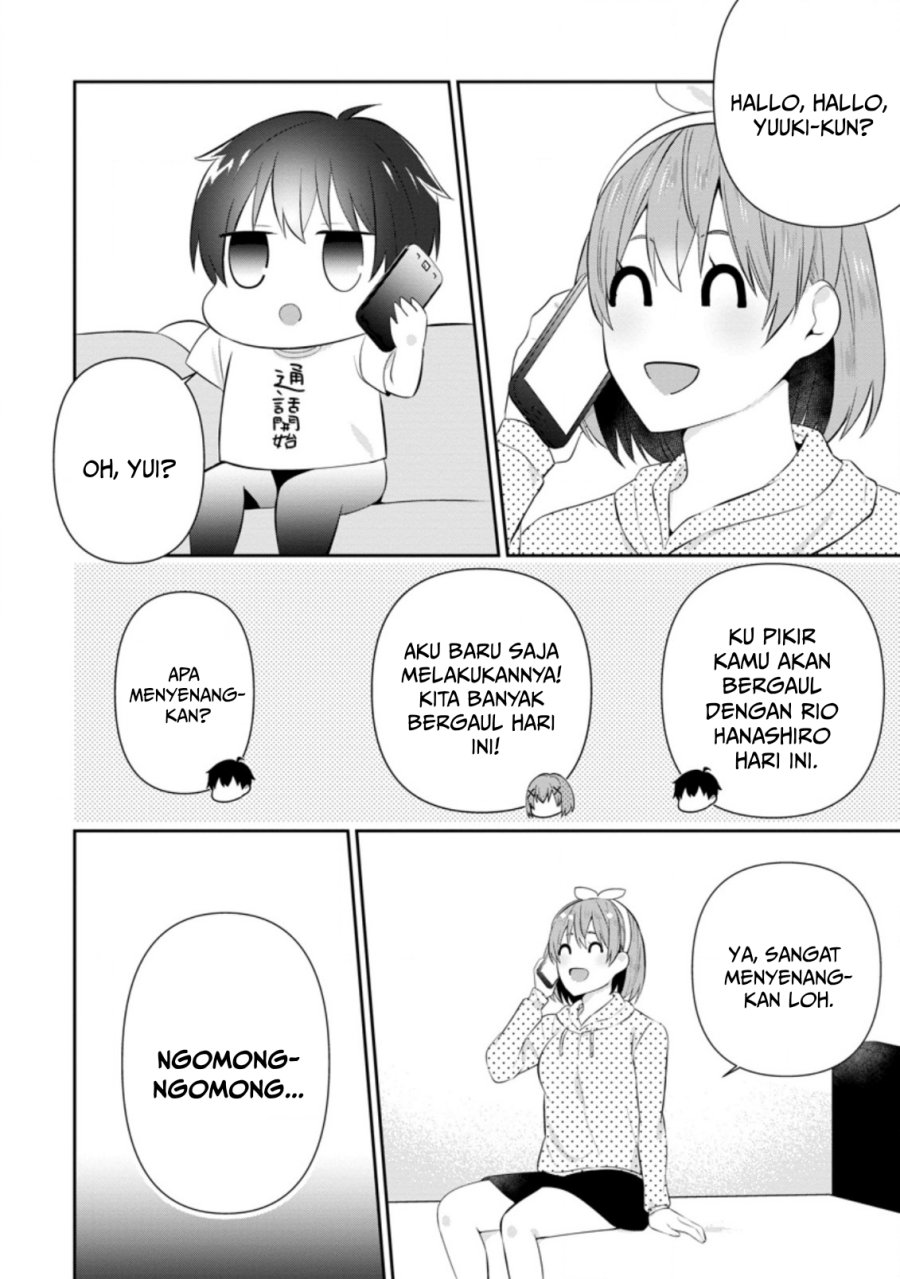 The Cute Girl Sitting Next to Me Is Trying to Make Me Fall in Love With Her as a Way to Ridicule Me Chapter 18 Bahasa Indonesia